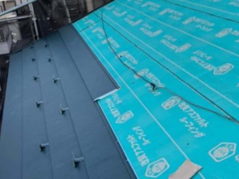 静岡　屋根カバー工法　ガルテクト　施工事例